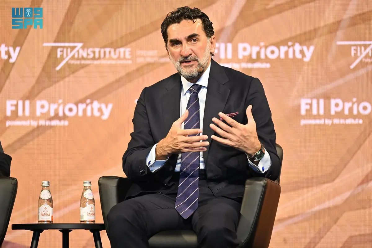 Public Investment Fund Governor Yasir Al-Rumayyan at FII Priority Summit in Miami (Photo: FII/X)