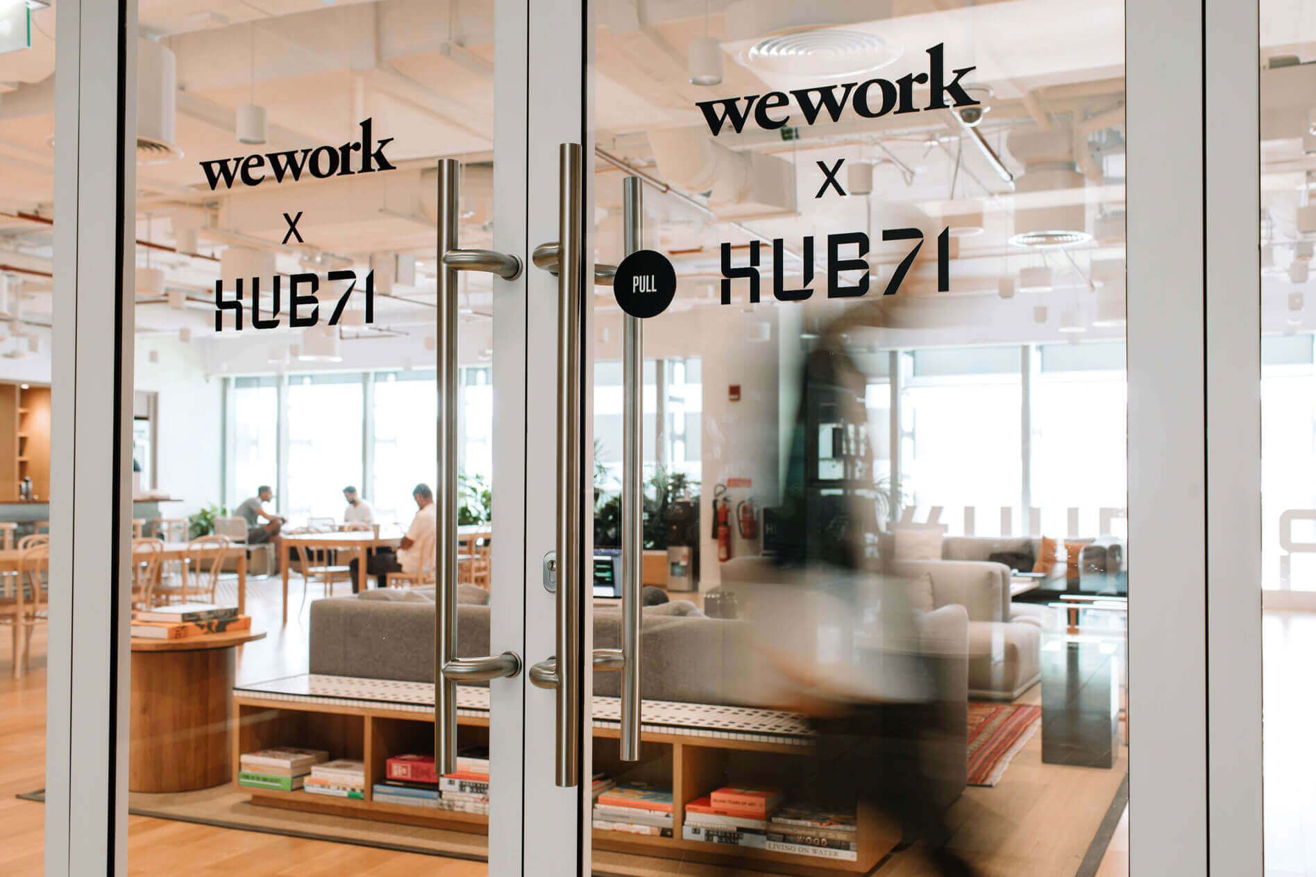 The WeWork offices at Abu Dhabi's Hub71 startup accelerator. (Photo: Hub71)