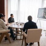 Sheikh Tahnoon bin Zayed, UAE National Security Adviser, speaks to Elon Musk via video link in Washington D.C. (Photo: Sheikh Tahnoon bin Zayed / X)